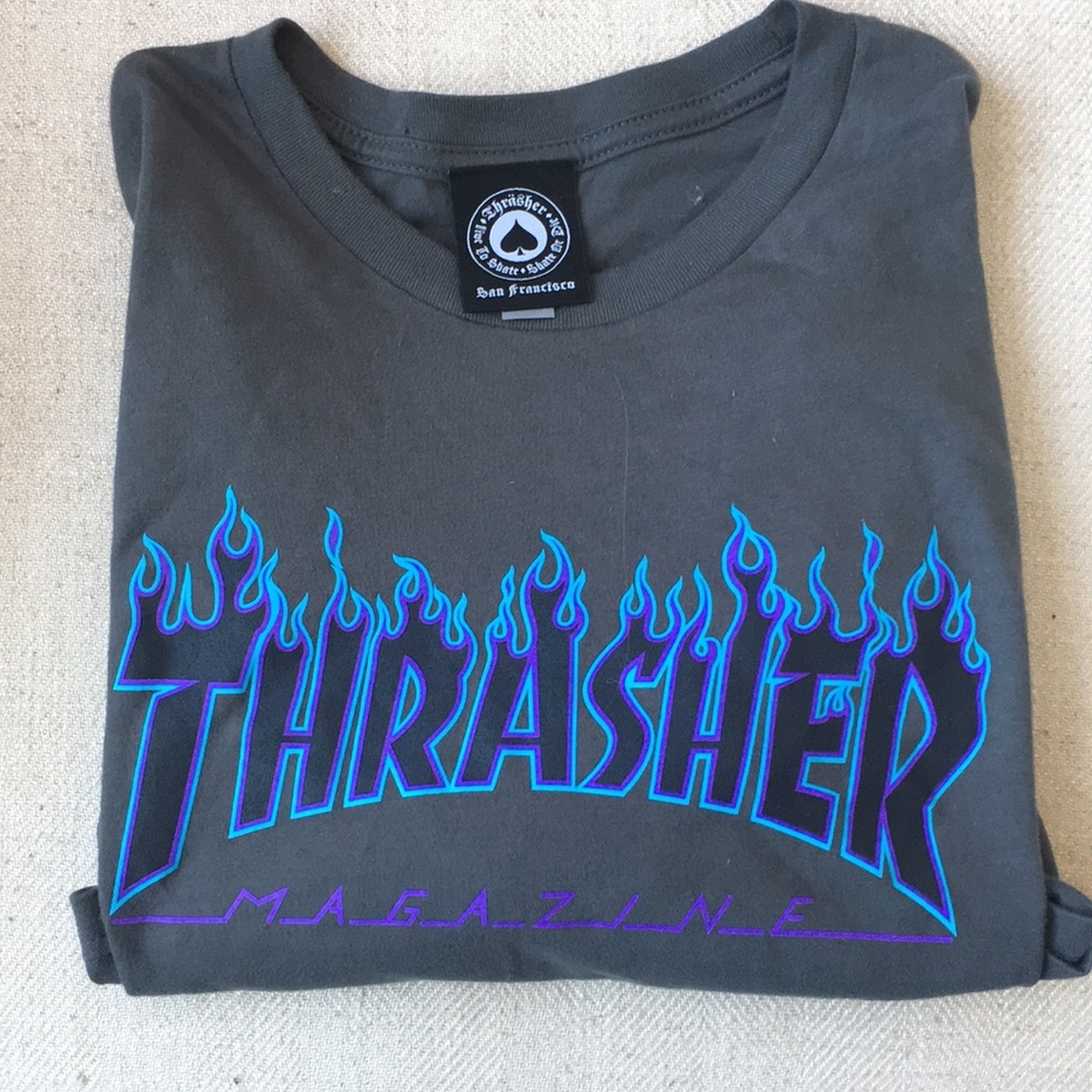 Thrasher Grey tee Men’s M